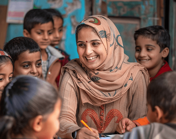 woman-teaching-classroom
